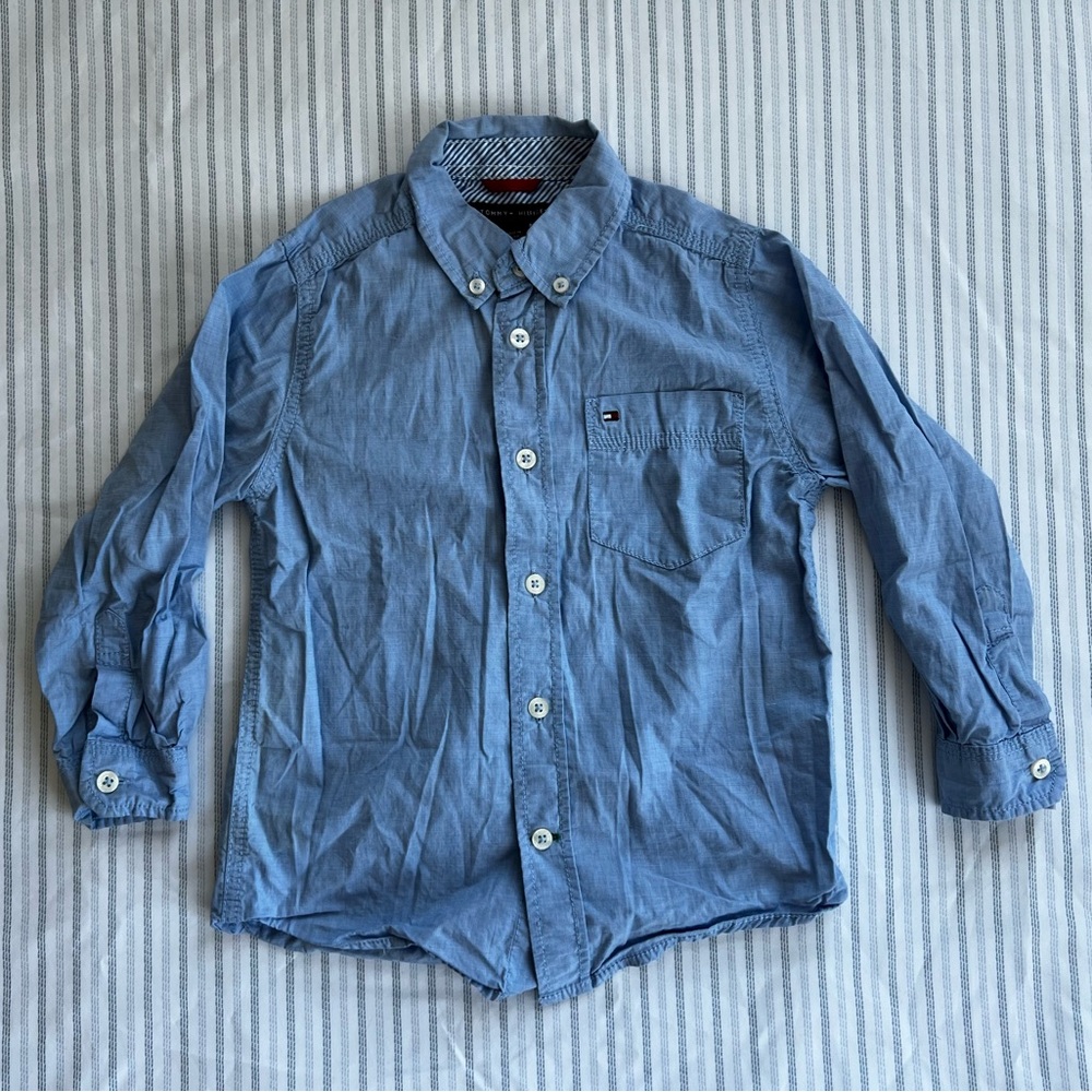 Boy’s Tommy Hilfiger Blue Button Down Shirt